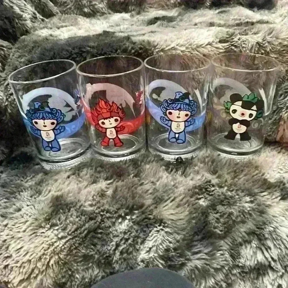 Set of 4 McDonald’s 2008 Beijing  Olympics glasses - Picture 5 of 11